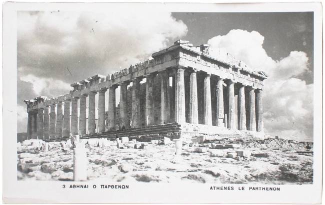 Ansichtskarte, Akropolis, Griechenland